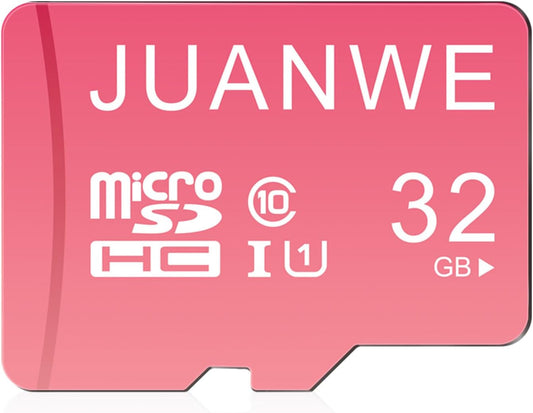 32GB Micro SD Card Microsdxc Memory Card, Memory Card, SDHC High-Speed U1 SD Card, 32GB TF Cards for Phone, Dash Cam, Security Camera (Pink)