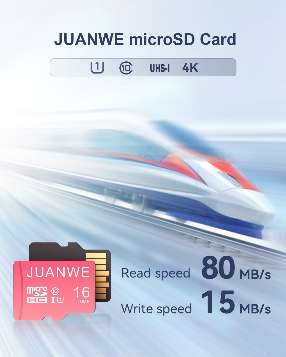 16GB Micro SD Card Microsdhc Memory Card with SD Adapter, C10, U1,TF Card 16GB for Dash Cam, Security Camera, Pink